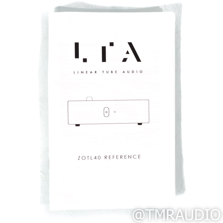 Linear Tube Audio ZOTL40 Reference Stereo Tube Power Amplifier