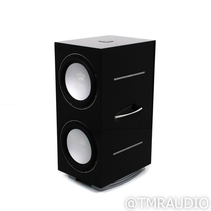  REL Acoustics 212/SX Dual 12" Powered Subwoofer; Piano Black