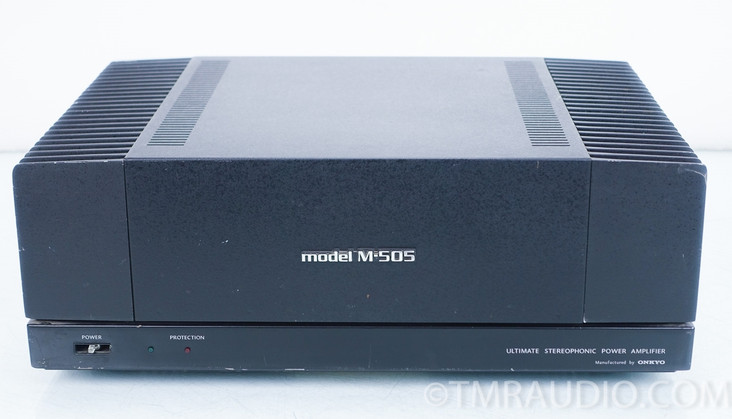 Onkyo Integra M-505 パワーアンプ Onkyo M-505 Stereo Power Amplifier - The Music Room