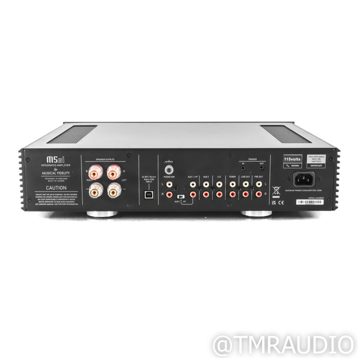 Musical Fidelity M5si Stereo Integrated Amplifier; MM Phono (1/2)