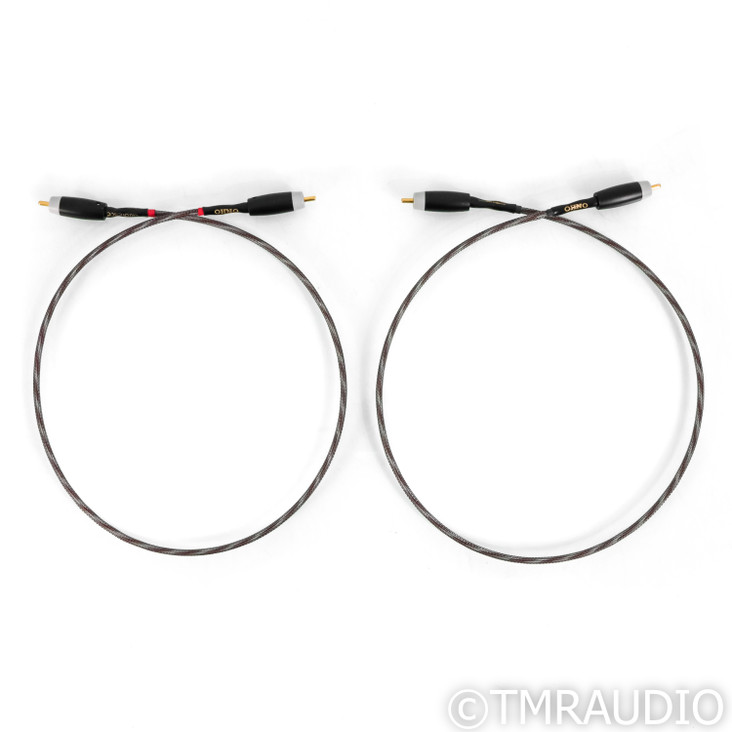 Audience OHNO RCA Cables; 0.75m Pair Interconnects (Open Box)