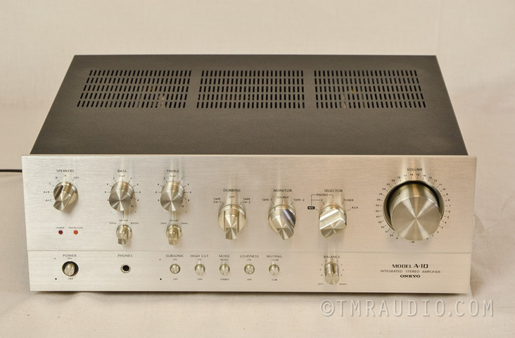 Onkyo A-10 Vintage Stereo Integrated Amplifier - Top of the Line Onkyo!
