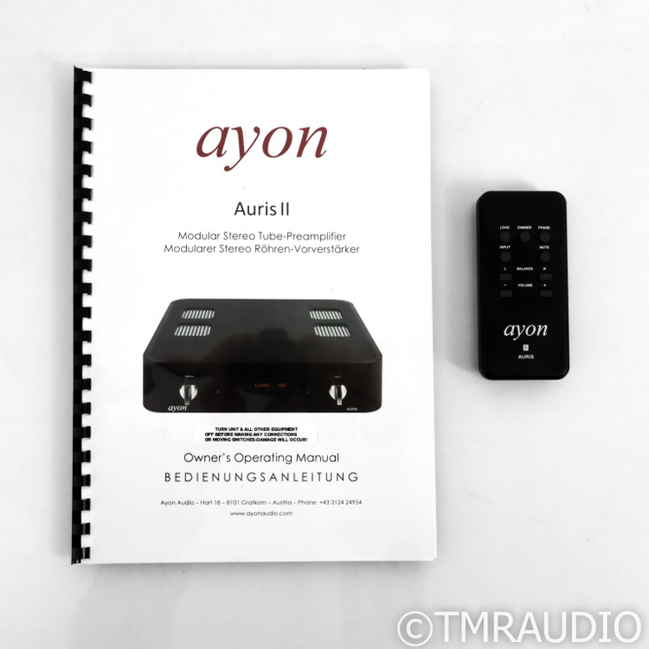 Ayon Audio Auris II Signature Stereo Tube Preamplifier