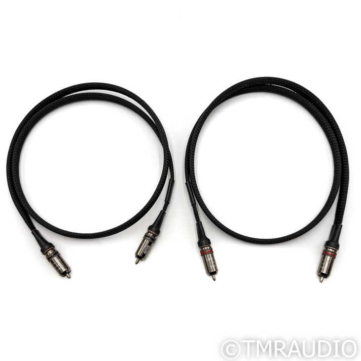 MG Audio Planus CU RCA Cables; 1m Pair Interconnects