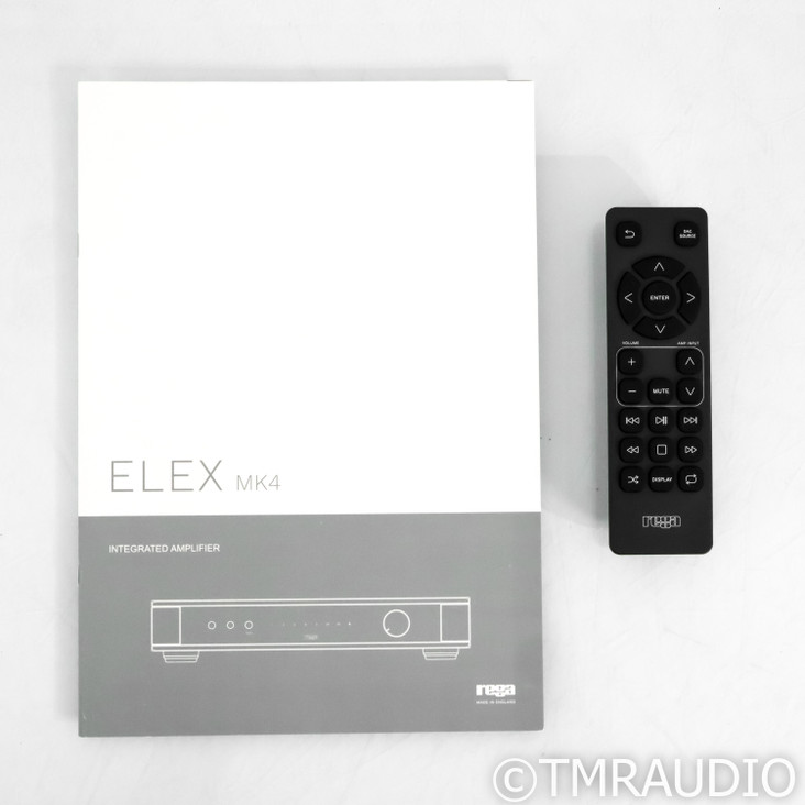 Rega Elex MK4 Stereo Integrated Amplifier; DAC; MM Phono