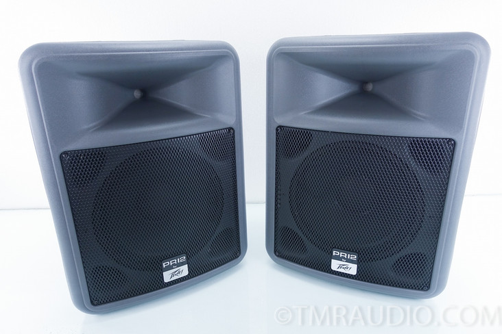 Peavy PR12 PA Professional Speakers; Pair