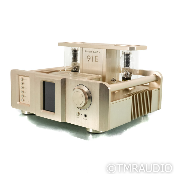 Western Electric 91E Stereo Tube Integrated Amplifier; Champagne; MM / MC Phono