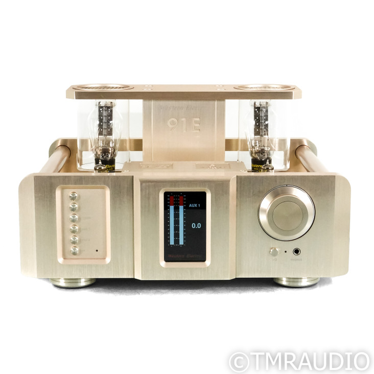 Western Electric 91E Stereo Tube Integrated Amplifier; Champagne; MM / MC Phono