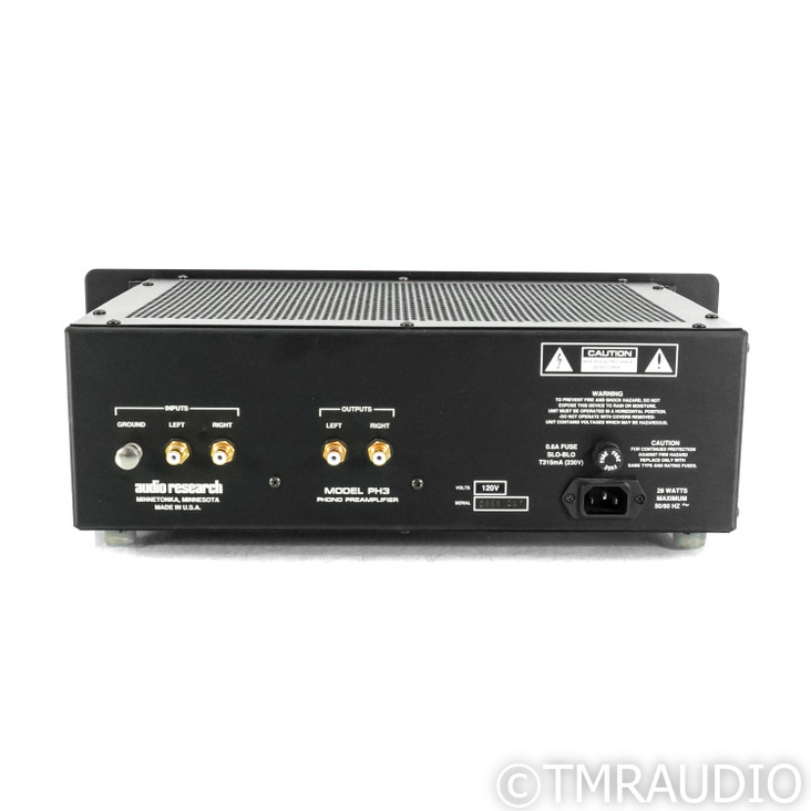 Audio Research PH3 Tube MM Phono Preamplifier; PH-3