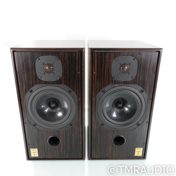Harbeth HL Compact 7ES-3 35th Anniversary Edition Bookshelf Speakers; Tiger Ebony Pair