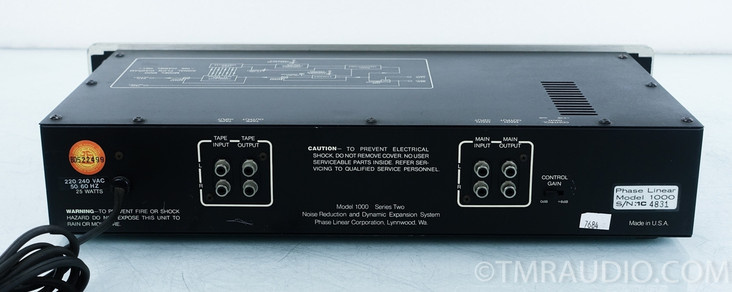 Phase Linear Model 1000 Series Two Noise Reduction Processor