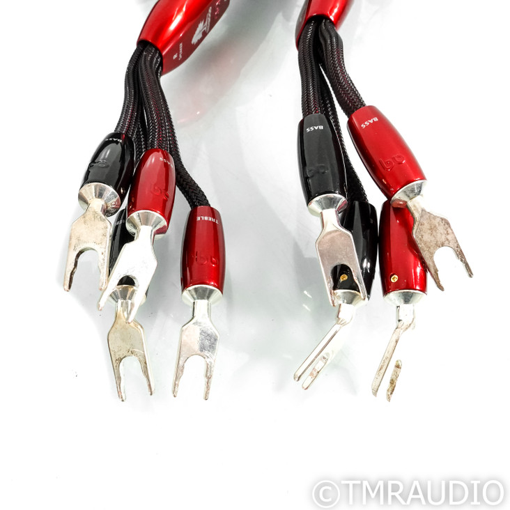 AudioQuest Redwood Bi-Wire Speaker Cables; 3m Pair