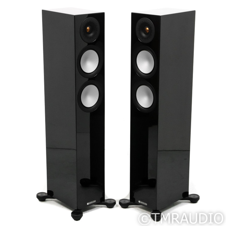 Monitor Audio Silver 200 7G Floorstanding Speakers; Gloss Black Pair