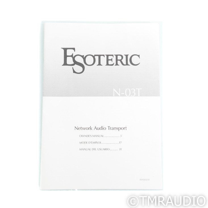 Esoteric Audio N-03T Network Streamer