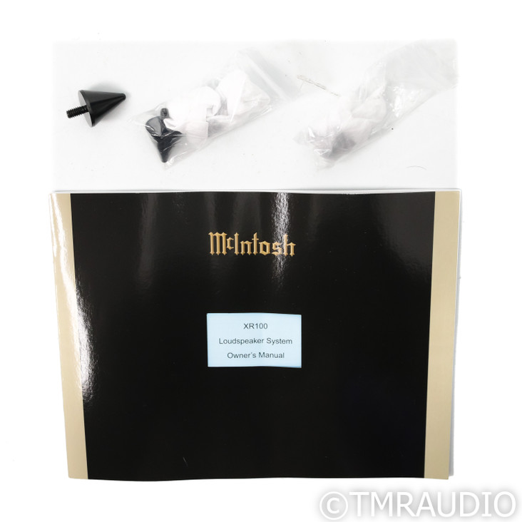 McIntosh XR100 Floorstanding Speakers; Black Pair