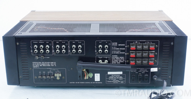 Pioneer SX-1280 AM/FM Vintage Stereo Receiver; Serviced; Cleaned