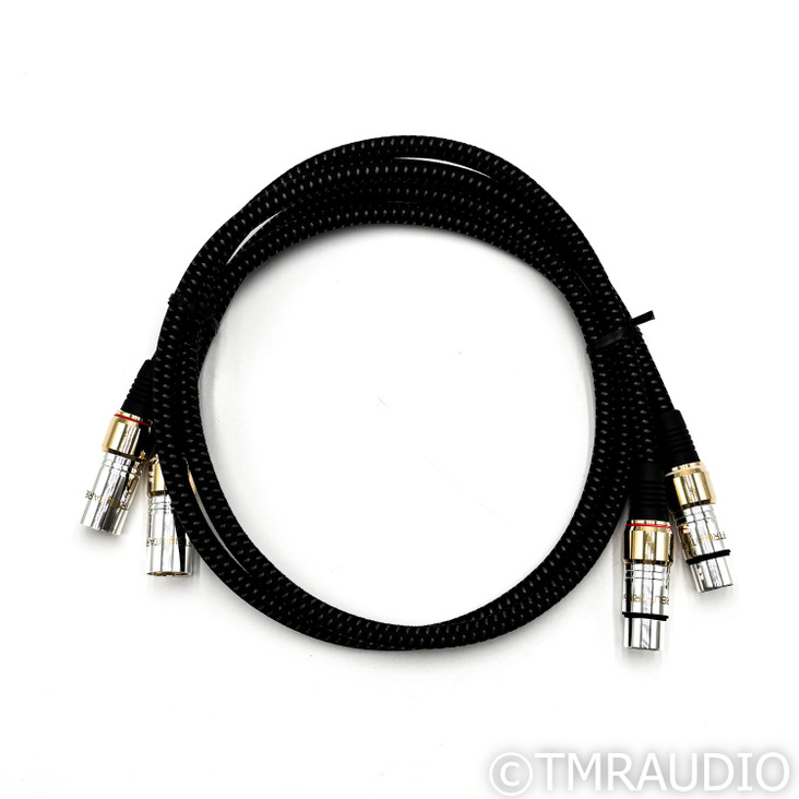 Tributaries 8AB MKII XLR Cables; 1m Pair Balanced Interconnects