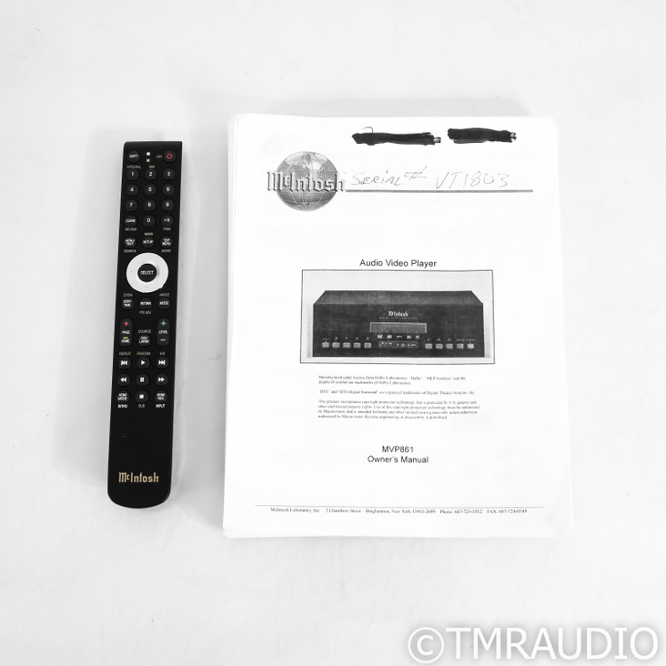 McIntosh MVP861 Universal CD / SACD Player; Serviced