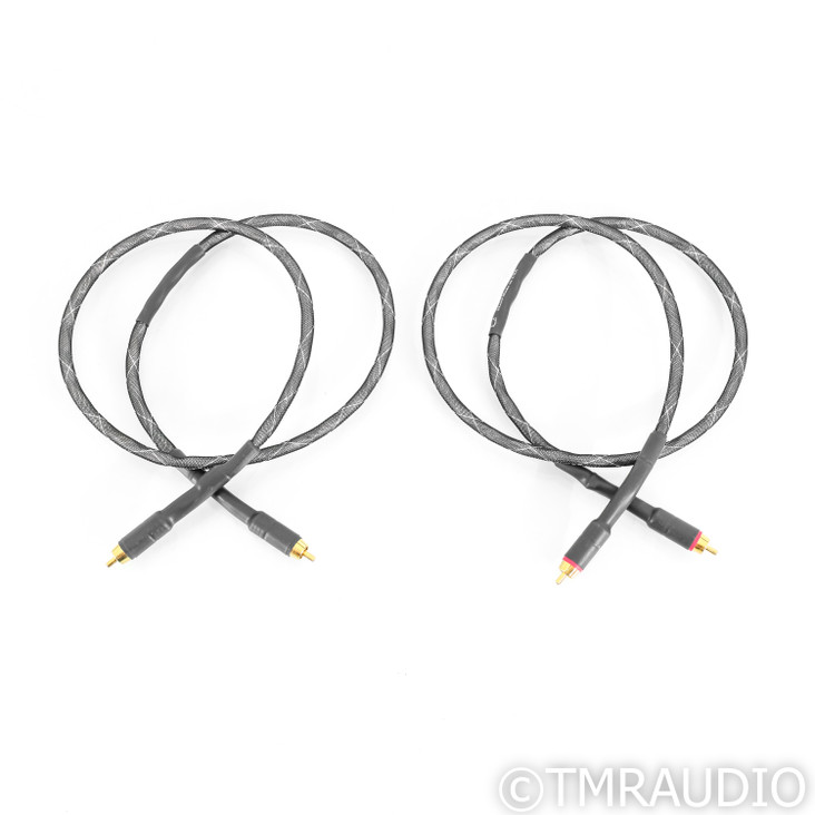 Synergistic Research Alpha Sterling DS RCA Cables; 1m Pair Interconnects