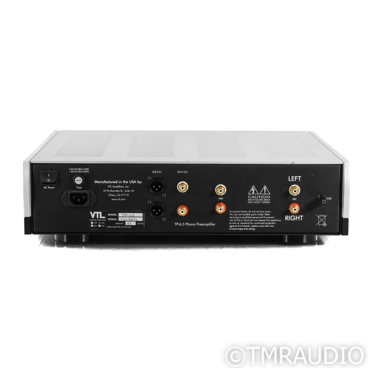 VTL TP-6.5 Signature Tube Hybrid Phono Preamp; MM & MC