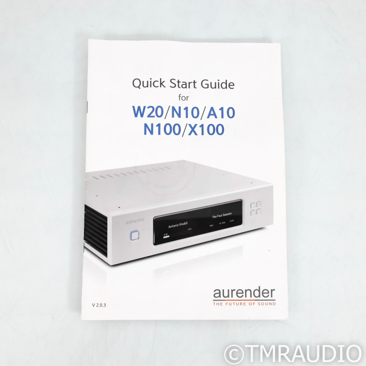 Aurender N100 Music Streamer; 4TB (Warranty)