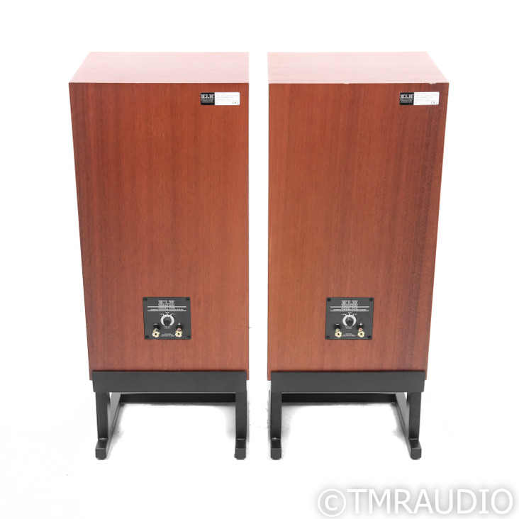 KLH Model Five Bookshelf Speakers; Mahogany Pair with Stands (1/5)