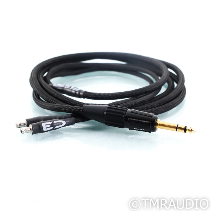 C3 Audio Headphone Cable; 7ft 1/4" to 2-Pin LEMO