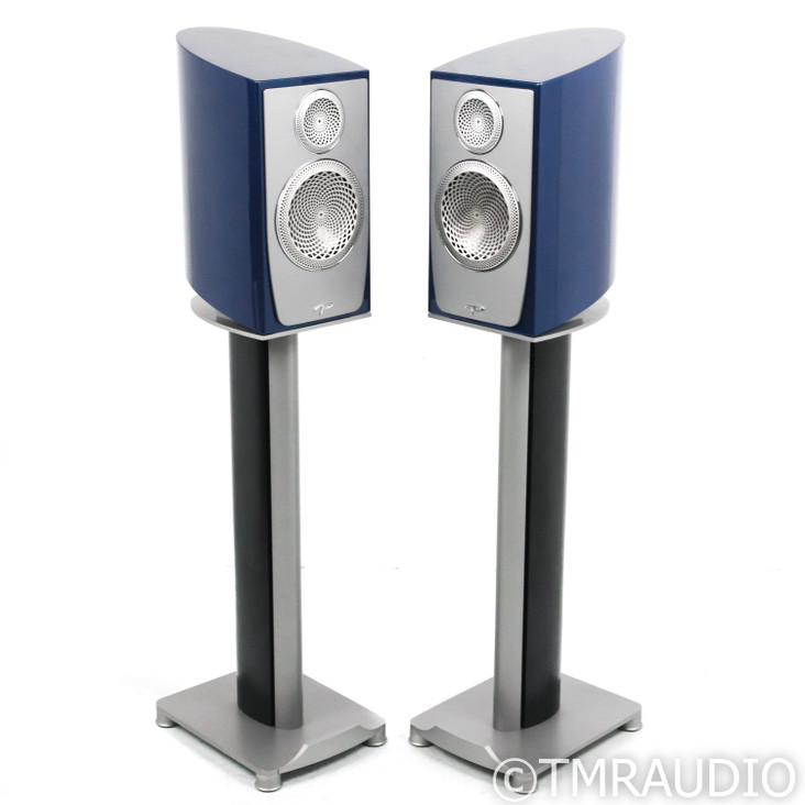 Paradigm Persona B Bookshelf Speakers; Aria Blue Pair with Stands