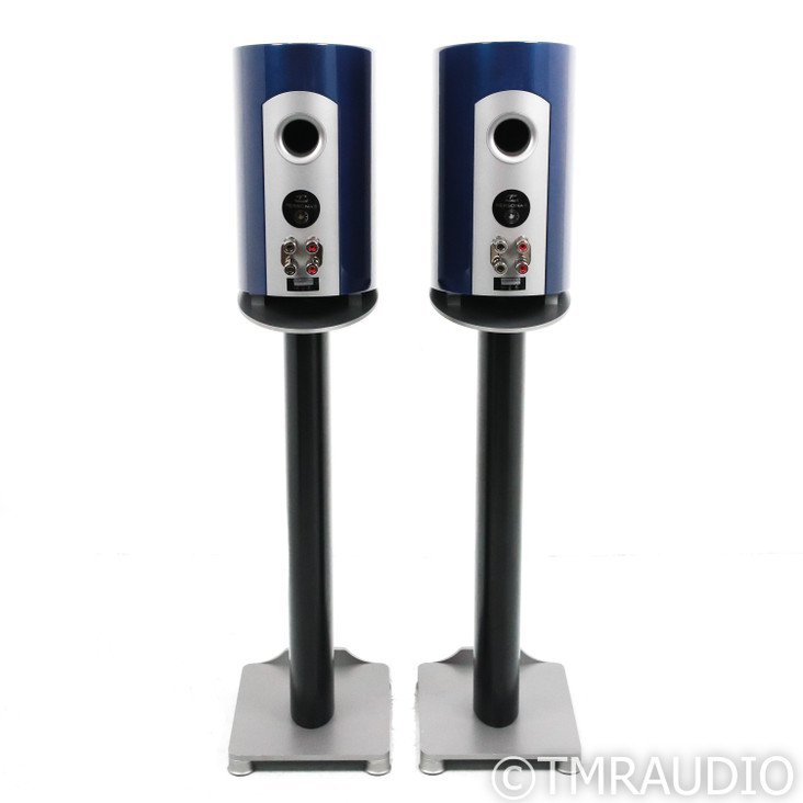 Paradigm Persona B Bookshelf Speakers; Aria Blue Pair with Stands