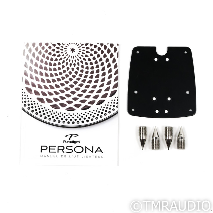 Paradigm Persona B Bookshelf Speakers; Aria Blue Pair with Stands