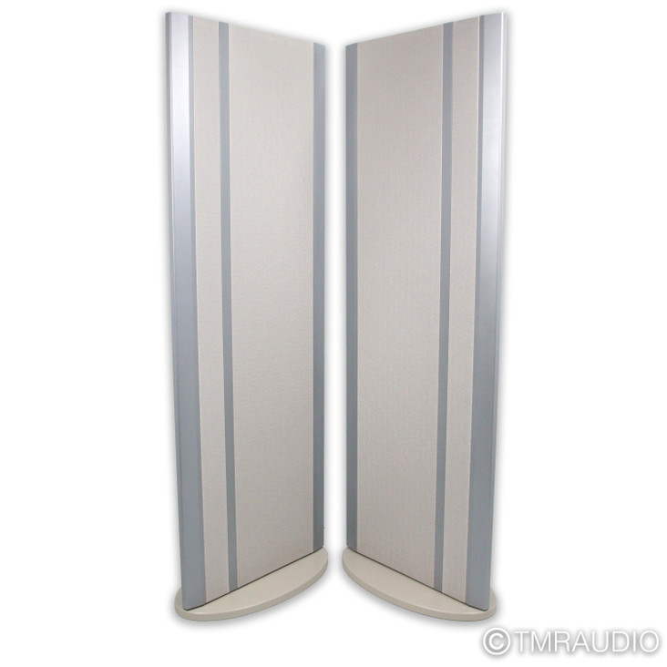 Magnepan MG 20.7 Floorstanding Speakers; Silver / White Cloth Pair