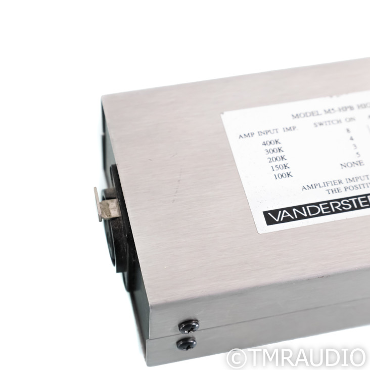 Vandersteen M5-HPB Highpass Filter; High Pass; Crossover; Pair