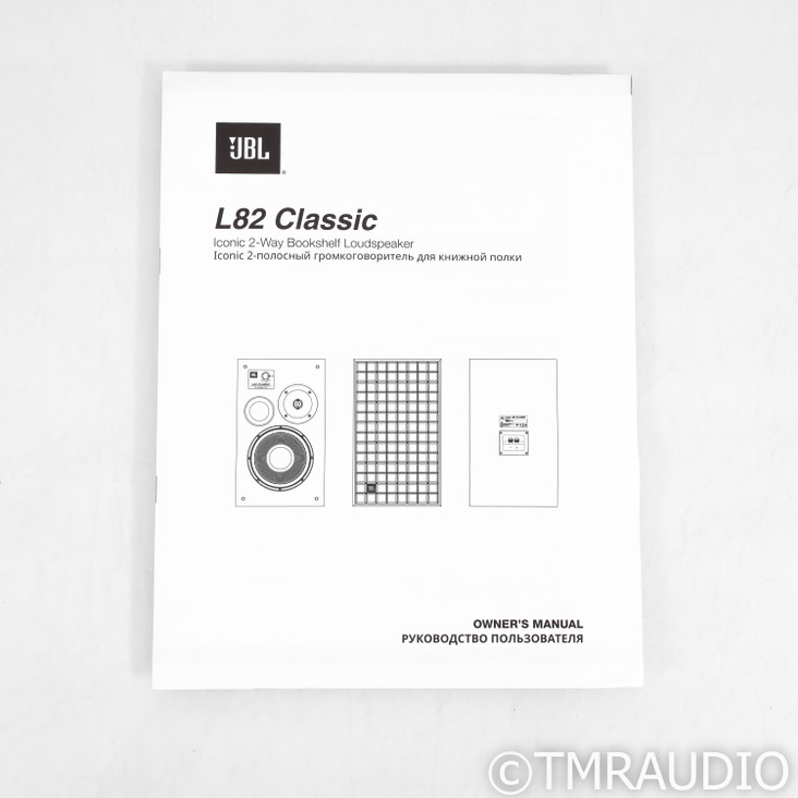 JBL L82 Classic Bookshelf Speakers; American Walnut Pair