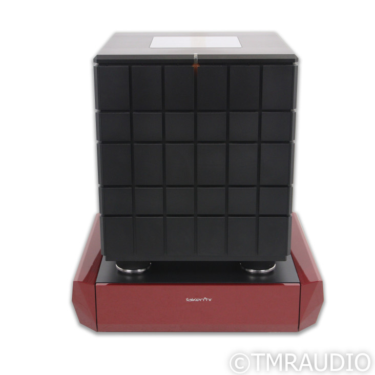 Synastec Audio Saxum Stereo Power Amplifier; w/ FalkenOhr Isolation Stand