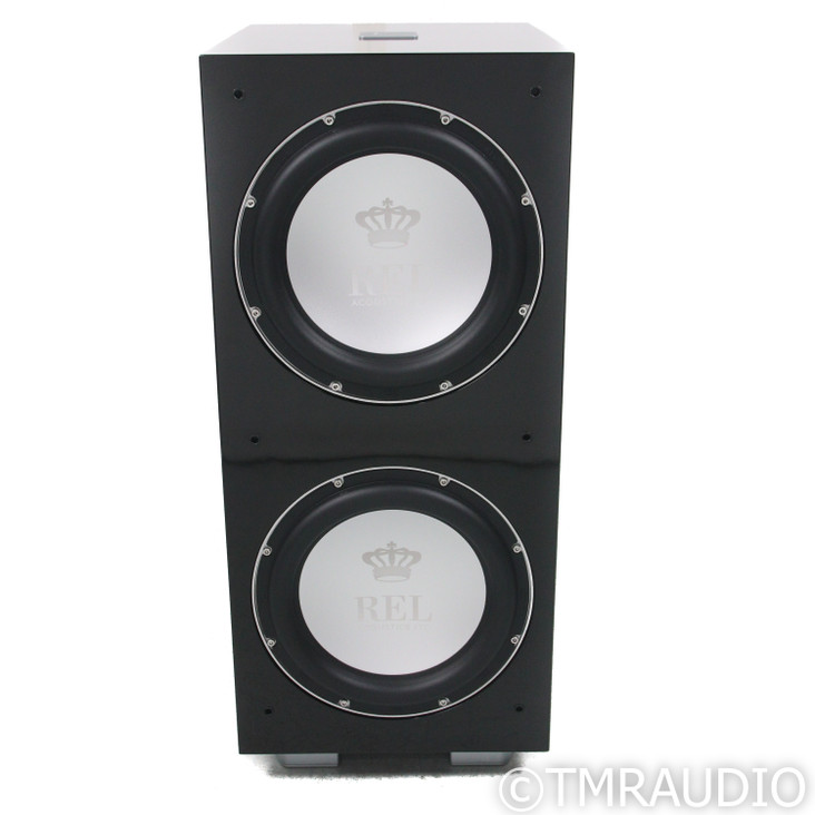 REL Acoustics 212/SX Dual 12" Powered Subwoofer; Piano Black