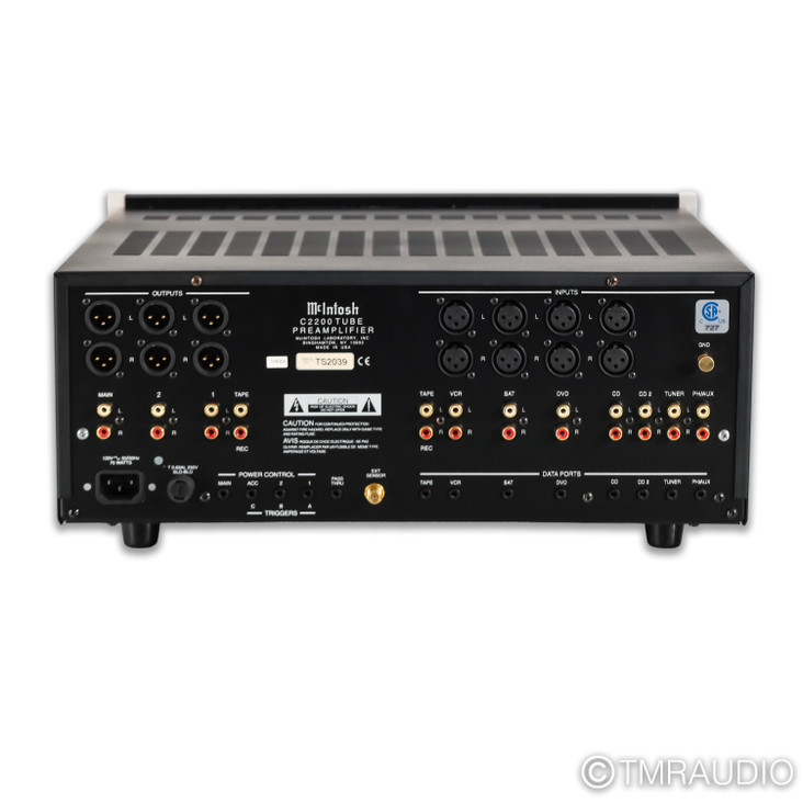 McIntosh C2200 Stereo Tube Preamplifier; MM Phono (1/1)