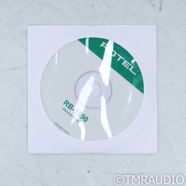 Rotel RB-1590 Stereo Power Amplifier; Black