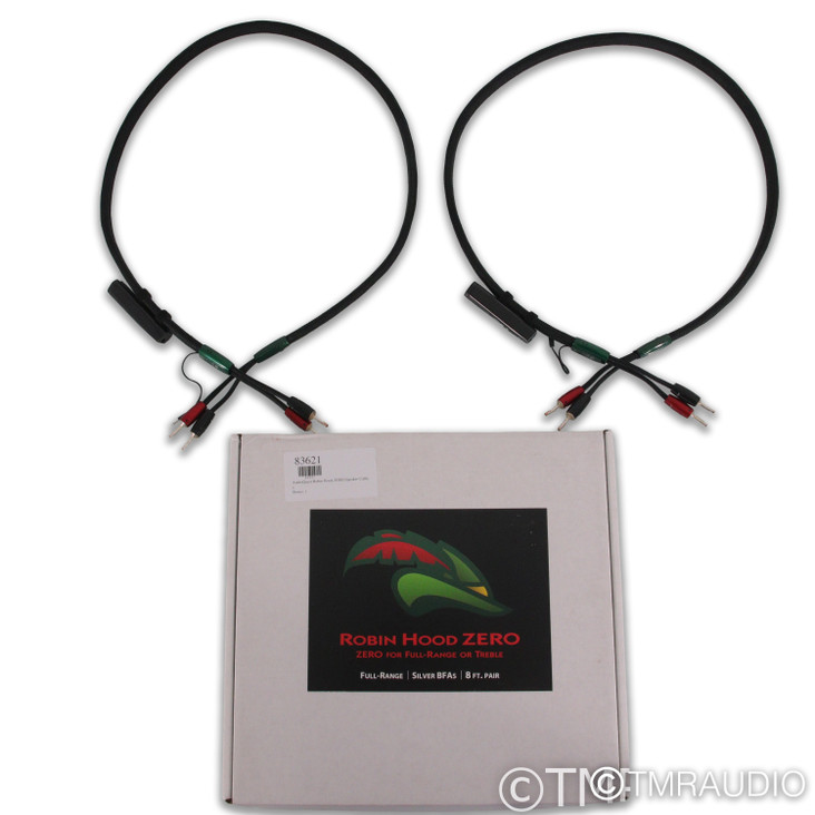 AudioQuest Robin Hood ZERO Speaker Cables; 5ft Pair