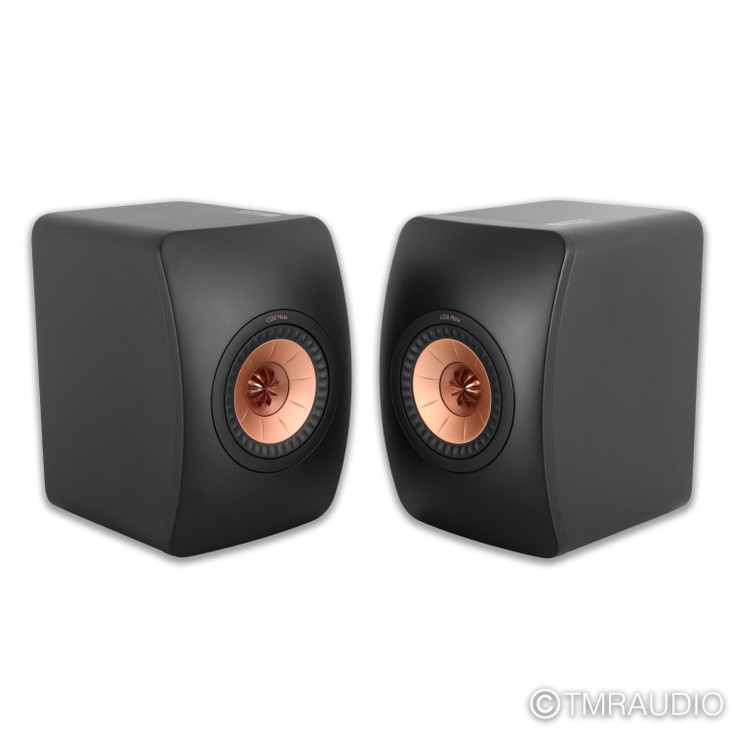 KEF LS50 Meta Bookshelf Speakers; Carbon Black Pair