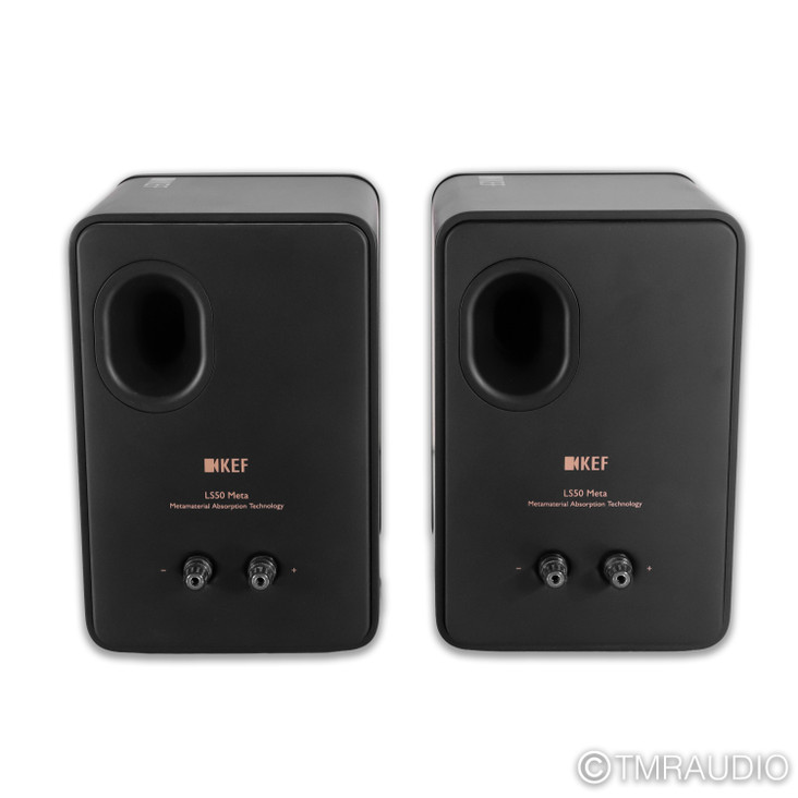 KEF LS50 Meta Bookshelf Speakers; Carbon Black Pair
