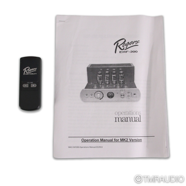 Rogers High Fidelity EHF-200 MK2 Stereo Tube Integrated Amplifier