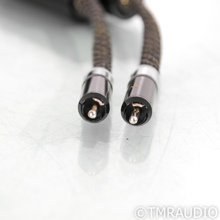 HiDiamond Top Gold RCA Cables; 1m Pair Interconnects