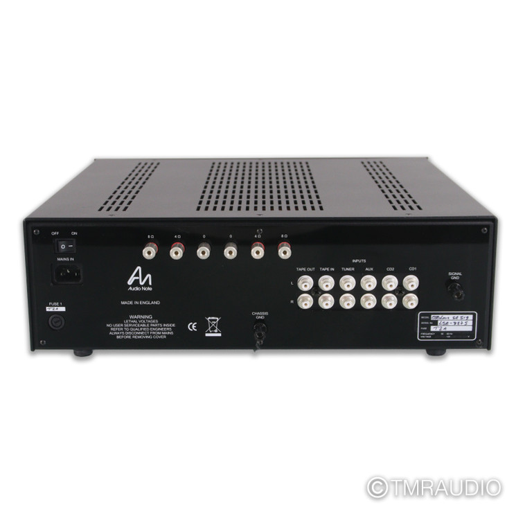 Audio Note Oto Line SE Signature Stereo Tube Integrated Amplifier