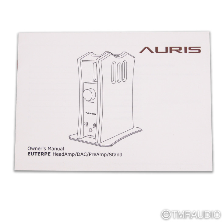 Auris Euterpe Tube Headphone Amplifier / DAC; D/A Converter