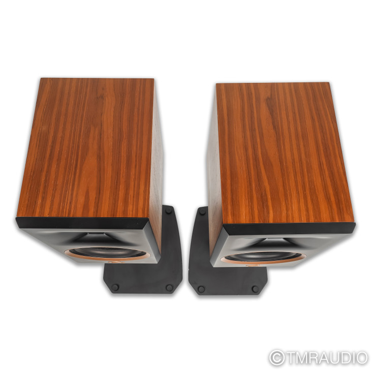 Martin Logan Motion XT B100 Bookshelf Speakers; Walnut Pair w/ Stands