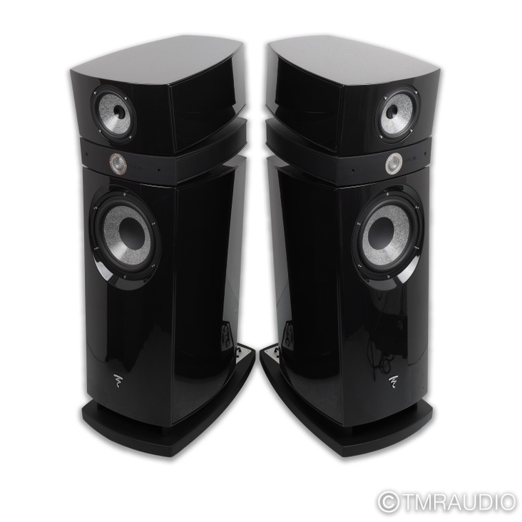 Focal Scala Utopia Evo Floorstanding Speakers; Black Lacquer High Gloss Pair