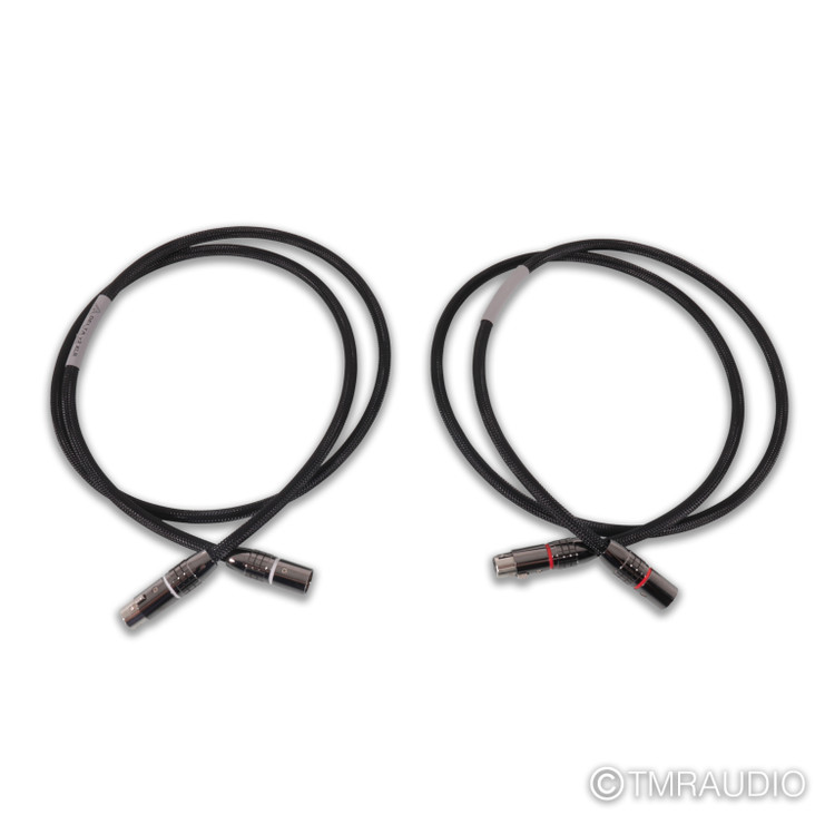 Shunyata Research Delta v2 XLR Cables; 1.5m Pair Balanced Interconnects