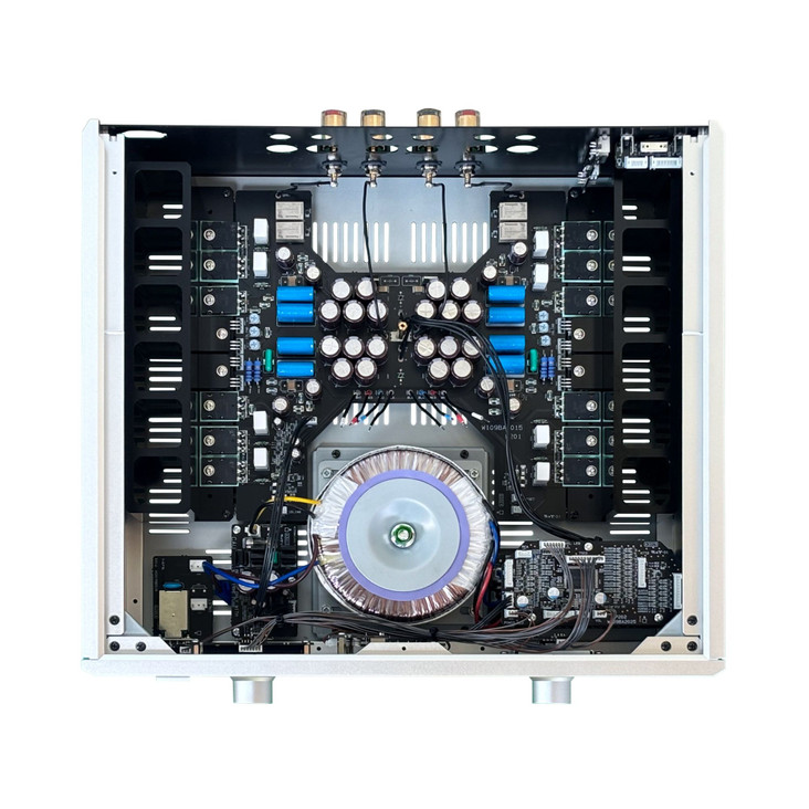 Soulnote A-2 Ver 2 Integrated Amplifier top view of internal components and design