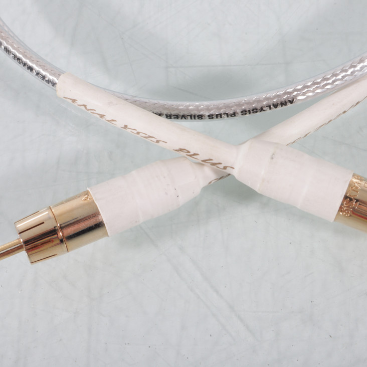 Analysis Plus Silver Apex RCA Cables; 1m Pair Interconnects