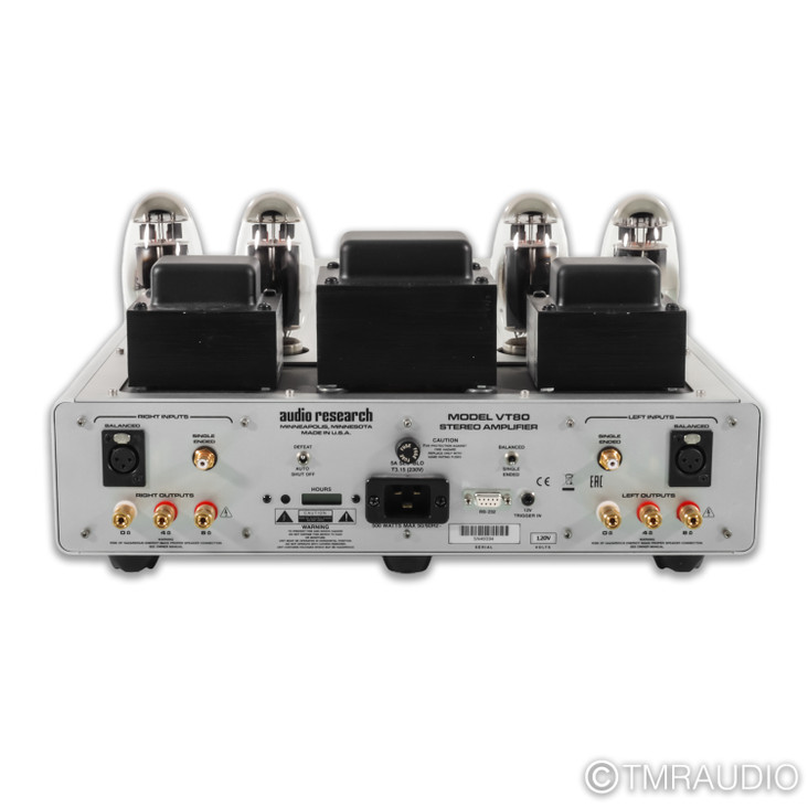 Audio Research VT80 Stereo Tube Power Amplifier (New Tubes)